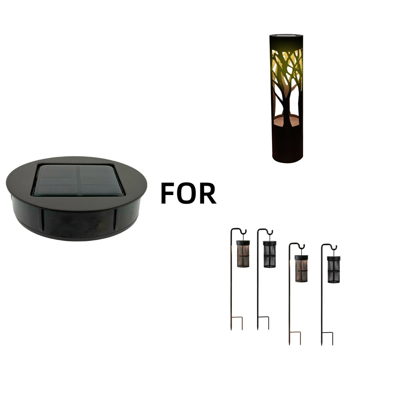 Top Housing for Pumpsun Solar Bollard/Lantern Lights